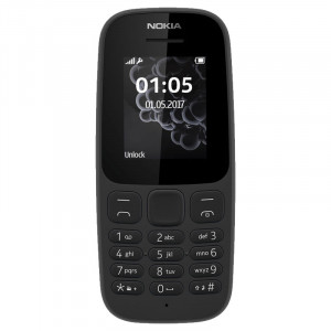 Nokia 105 Black,Blue Dual Sim Touchpad Phone